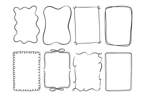 Download Doodle Frame Border Clipart Set - Frame Collection