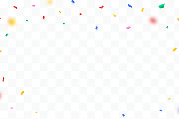 Download Colorful Confetti Frame Element Vector - Frame Collection