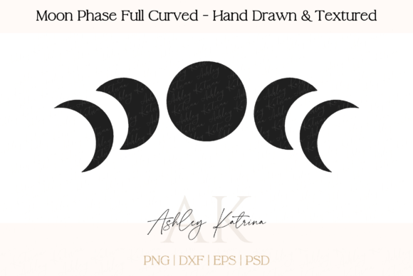 Download Moon Phase Full Curved - Textured - Curved Collection
