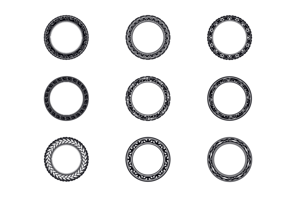 Download Vintage Round Frame Element - Frame Collection
