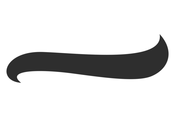 Download Curved Swoosh Element. Calligraphic Unde - Curved Collection