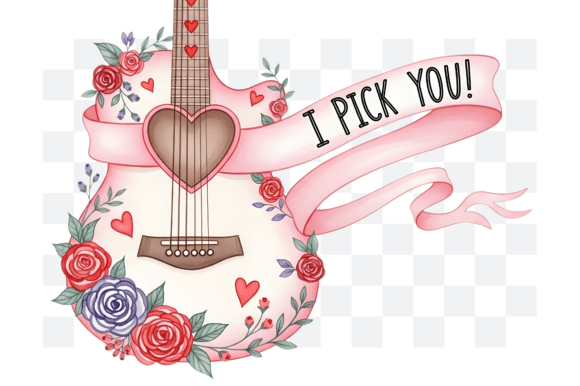 Download Guitar Valentine's Day PNG Clipart - Guitar Collection