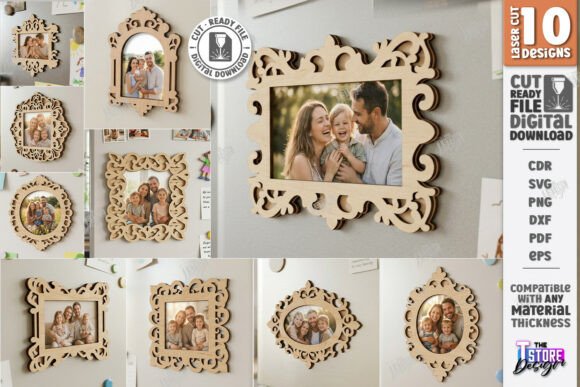 Download Ridge Magnet Frame Laser Cut Bundle - Frame Collection