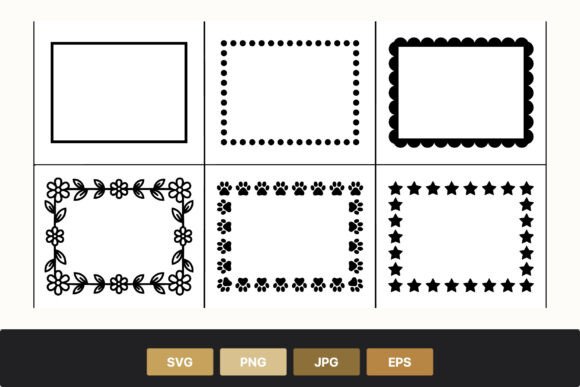 Download Black and White Decorative Border Frames - Frame Collection