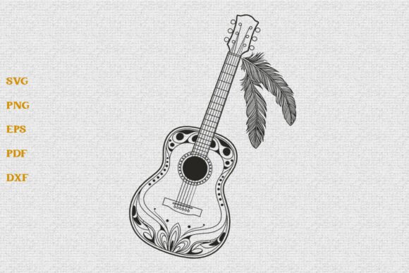 Download Acoustic Guitar SVG Country Music SVG - Guitar Collection