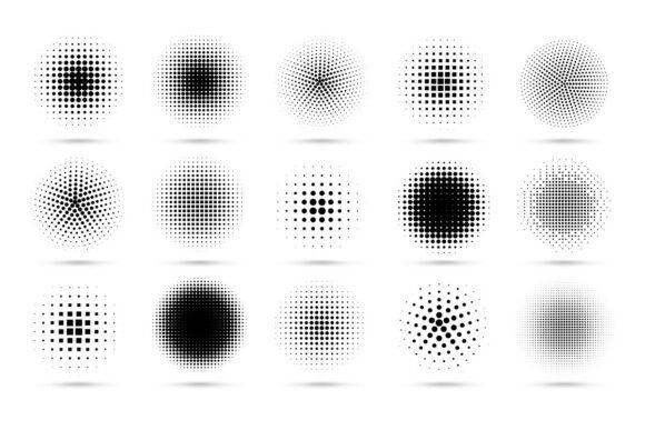 Download Circle Halftone. Abstract Dotted Circles - Abstract Collection