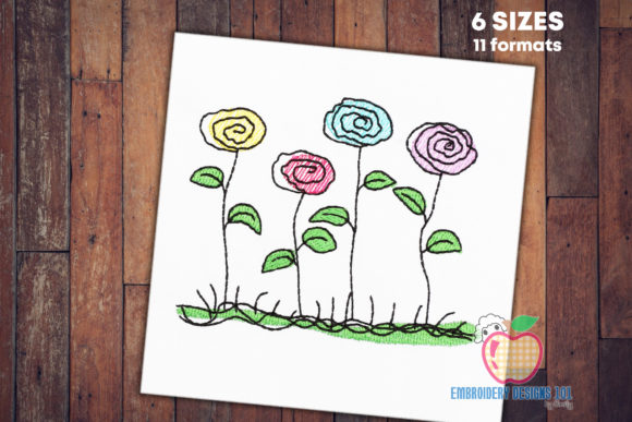 Download Abstract Flowers Quick Stitch - Abstract Collection