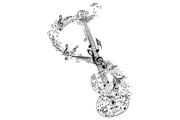 Download Guitar and Music Notes - Guitar Collection