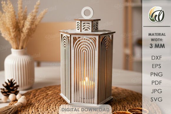 Download 3D Decorative Lantern Laser Cut - Lantern Collection
