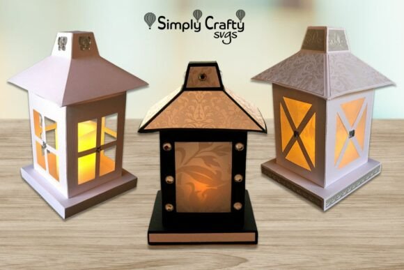 Download Square Classic Lantern SVG - Lantern Collection
