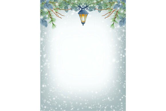 Download Winter Frame Spruce Christmas Flashlight - Frame Collection