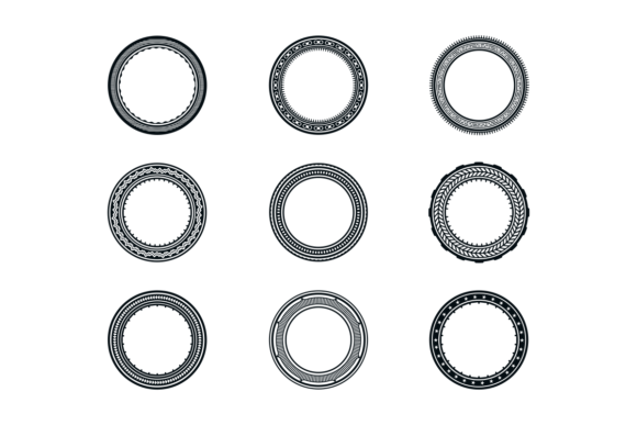 Download Round Frame Element Set - Frame Collection