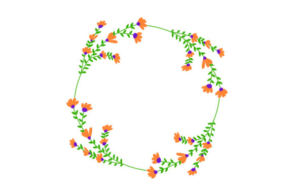 Download Ornate Floral Frame Element Summer - Frame Collection