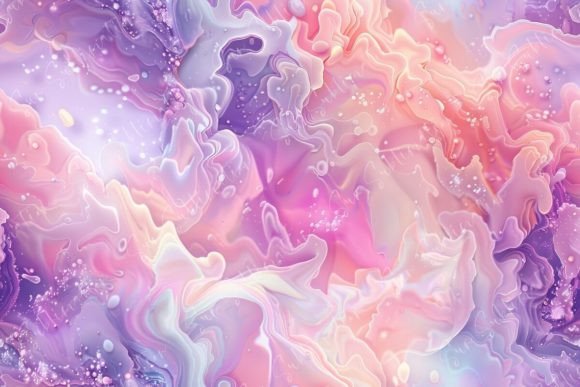 Download Abstract Painting Pastel Colors Pink - Abstract Collection