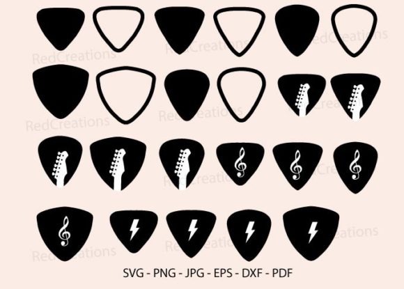 Download Guitar Pick Svg, Guitarist Musical, Rock - Guitar Collection