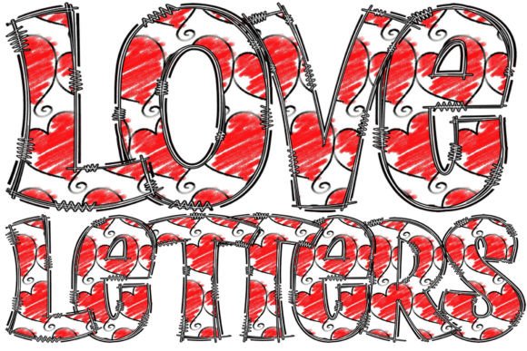 Download Sublimation Valentine Hearts Lettering - Sublimation valentine Collection